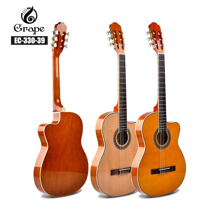 EC-330-39 Affordable Flamenco Thin Body Classical And Nylon Guitars 