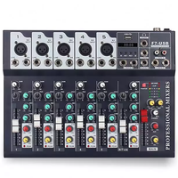 F7-USB 7 Channel Professional DJ Audio Mixer Digital Factory
