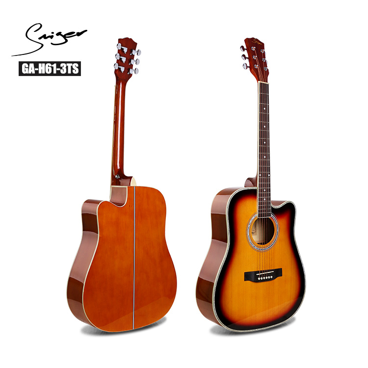 41’’ amazing sunburst acoustic guitar