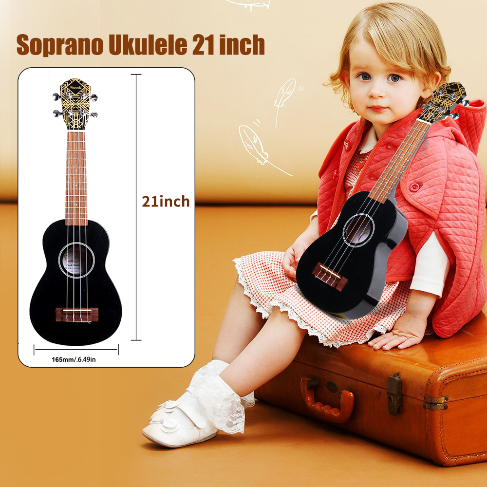 Naneki Soprano Ukulele Kids Guitar Colorful Uke 21inch